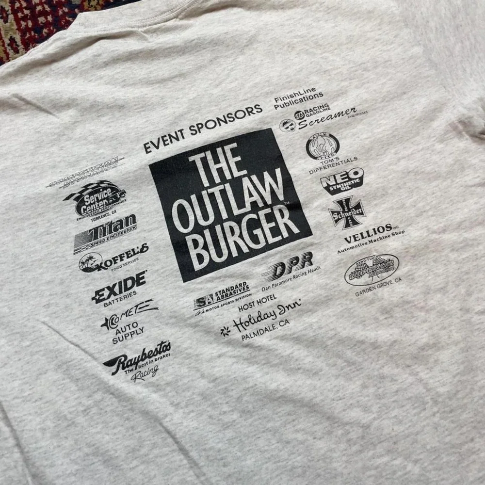 VTG 1995 Belton Nitromania‎ Top Fuel Dragster Invitational racing tshirt L USA